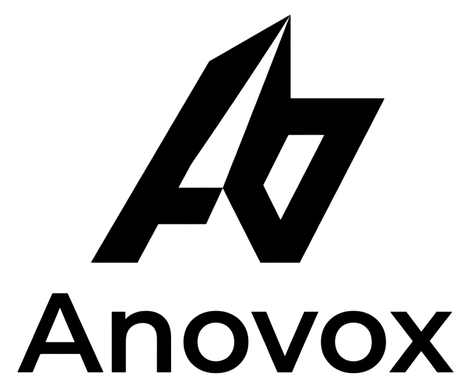 Anovox logo, black